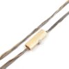 Ole Lynggaard halsband i 14k guld och sterling silver, diamanter på ca 0,12ct