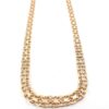 X-länk halsband i 18k guld. vikt: 25,55g
