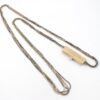 Ole Lynggaard halsband i 14k guld och sterling silver, diamanter på ca 0,12ct