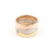 Georg Jensen fusion ring 3 delar , guld, rose och vitguld. vikt: 23,1