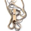 Ole Lynggaard halsband i 14k guld och sterling silver, diamanter på ca 0,12ct