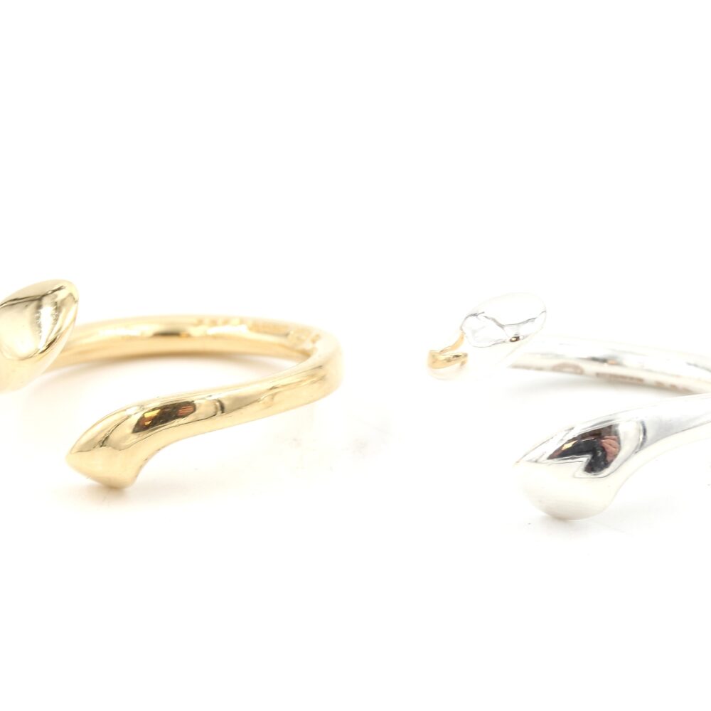Georg Jensen Regitz Overgaard Devoted Heart ringar I 18K guld och silver