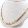 X-länk halsband i 18k guld. vikt: 25,55g