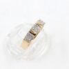 Ring i 18k guld med 12 diamanter på totalt 0.24 ct.vikt 3.73g