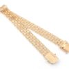 X-länk armband med stavar i 18k guld 3x. vikt: 13g