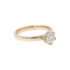 Diamantring i 18k guld 0,72 ct P-H