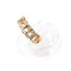 Ring bismarck i 18k guld.Vikt 2.74g