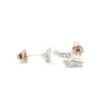 Diamant örhängen i 18k vitguld. vikt:2,42g
