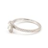Diamantring i 18k vitguld ca 0,67 ct totalt. vikt:2,87g