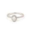 Diamantring i 18k vitguld ca 0,67 ct totalt. vikt:2,87g
