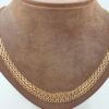 X-länk halsband i 18k guld doserad, 2x. vikt: 20,95g
