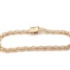 X-länk armband med stavar i 18k guld . vikt: 7,65g