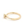 Diamantring i 18k guld ca 0,66 ct