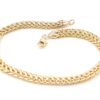 Bismark armband i 18k guld- ihålig. vikt:3,77g