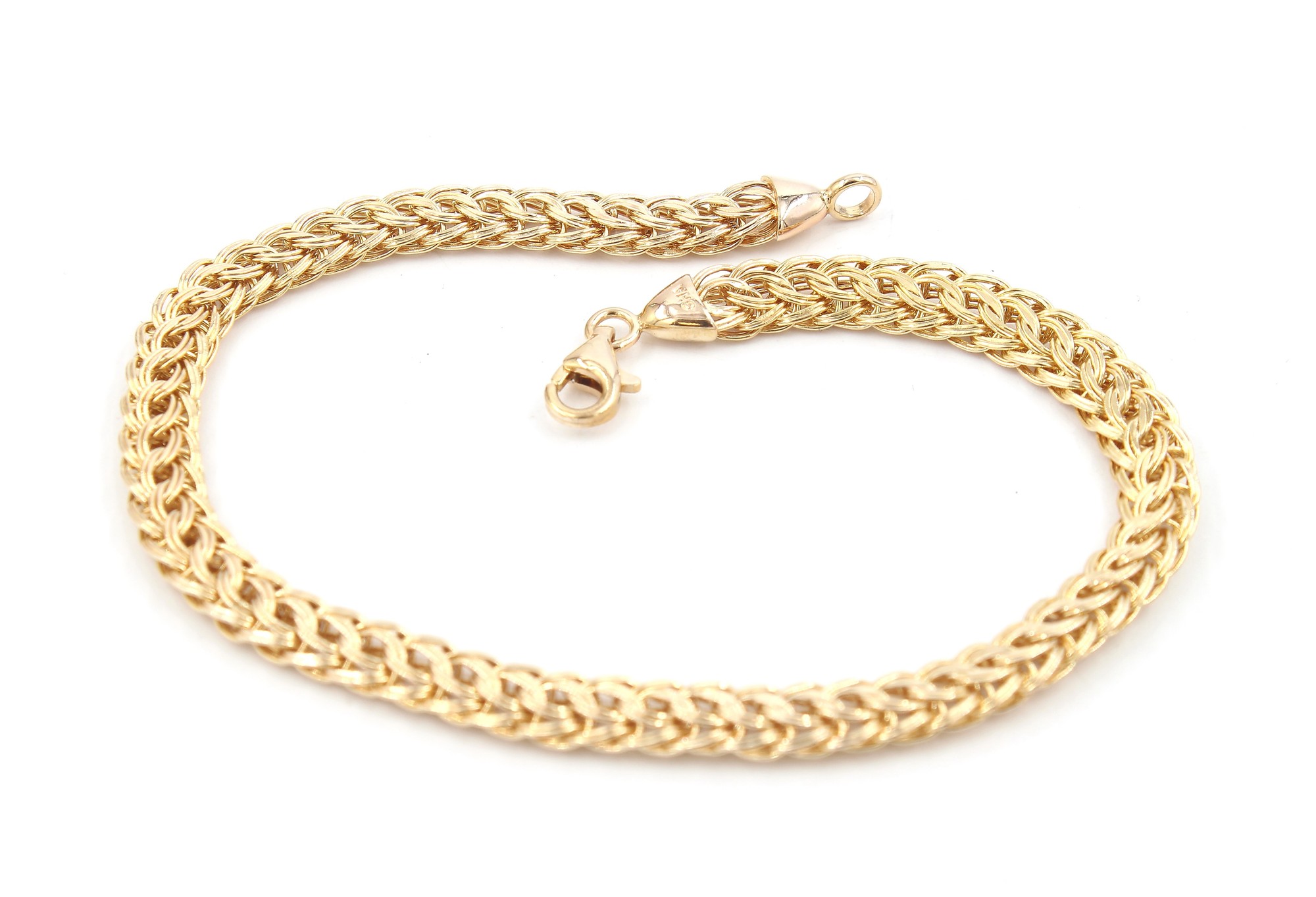Bismark armband i 18k guld- ihålig. vikt:3,77g