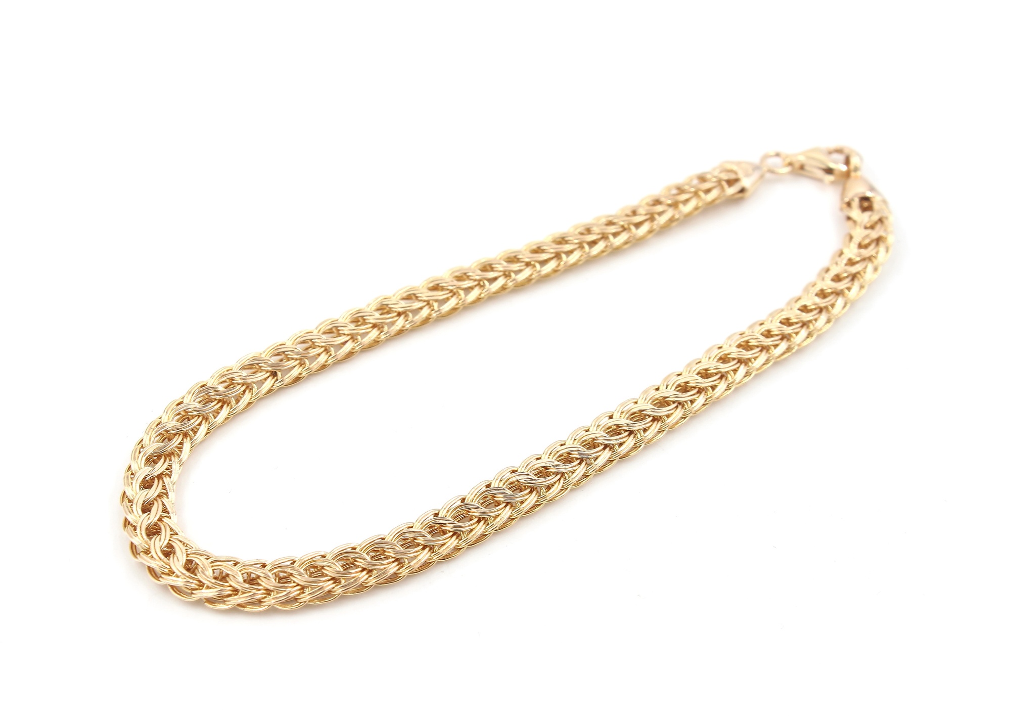 Bismark armband i 18k guld- ihålig. vikt:3,77g