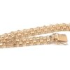 X-länk armband med stavar i 18k guld . vikt: 23,62g