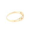 Bismarck ring i 18k guld med diamanter. vikt: 1,8g