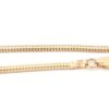 Fiskben halsband i 18k guld. vikt: 7,58g