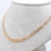 X-länk halsband med stavar i 18k guld.vikt 13,2g