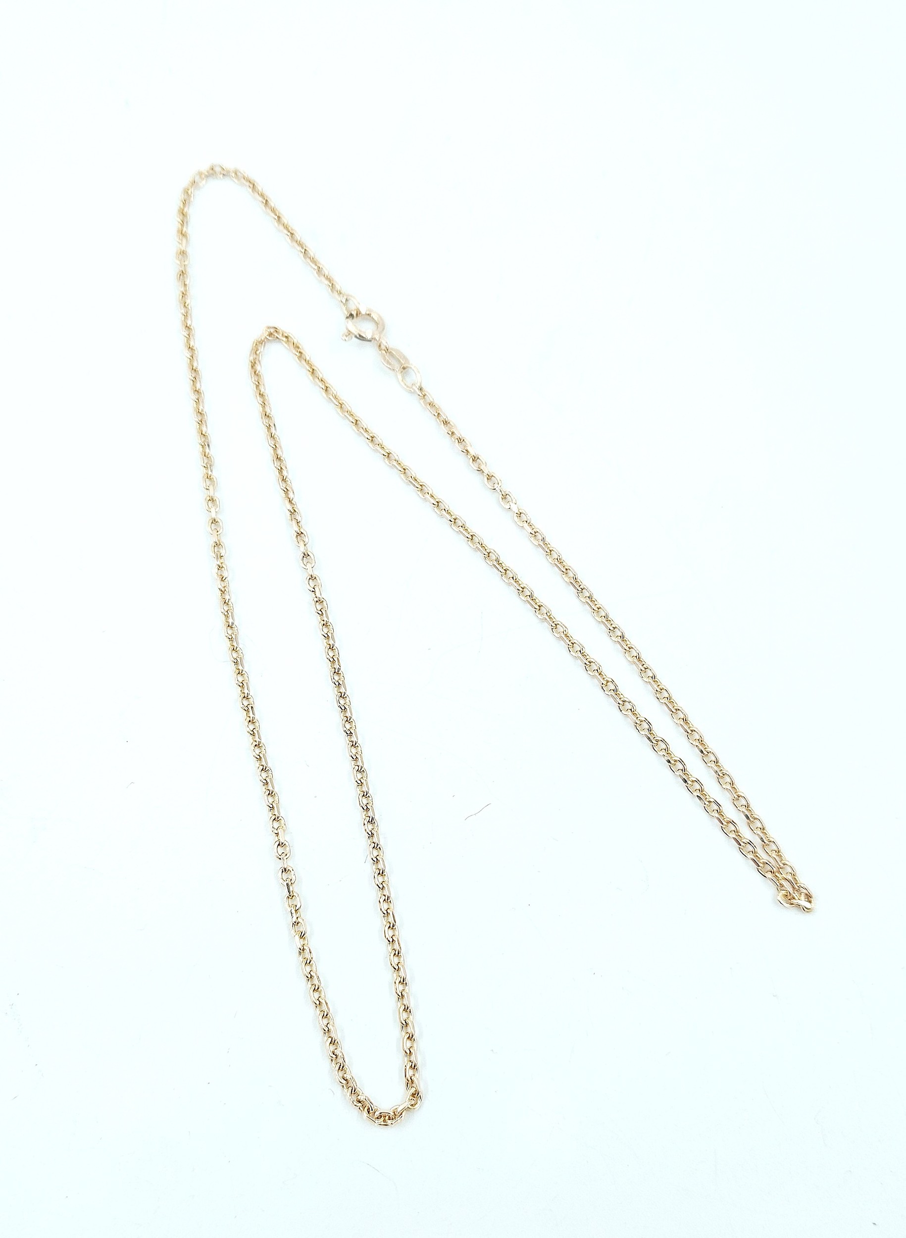 Ankar halsband i 18k guld- massiv . vikt: 7,65g
