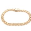 X-länk armband i 18k guld . vikt: 12,5g