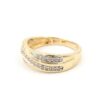 Diamantring i 18k guld 0,15 ct diamanter. vikt: 4,2g