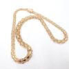 X-länk Halsband med stavar i 18k guld . vikt: 23,62g