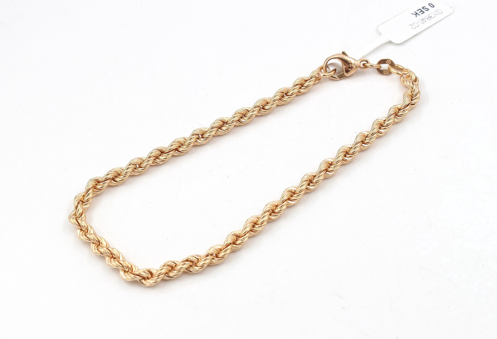 Cordell armband i 18k guld. vikt: 13,1 g