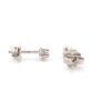 Diamant örhängen i 18k vitguld ca 0,04ct. vikt: 0,9g