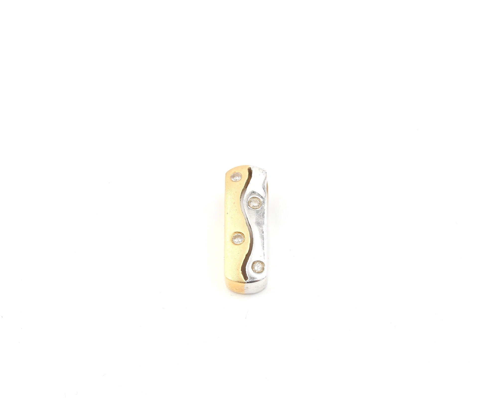 Diamant hänge i 18k guld och vitguld. vikt: 1,41g