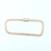 Bismarck armband i 18k guld- massiv . vikt: 5,7 g
