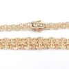 X-länk Halsband med stavar i 18k guld . vikt: 23,62g