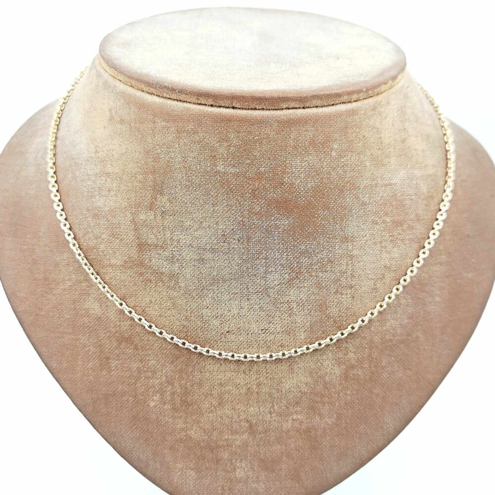 Ankar halsband i 18k guld- massiv . vikt: 7,65g
