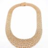 X-länk halsband med stavar i 18k guld 5X. vikt:57,79g