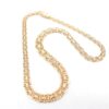 X-länk halsband med stavar i 18k guld. vikt: 25g