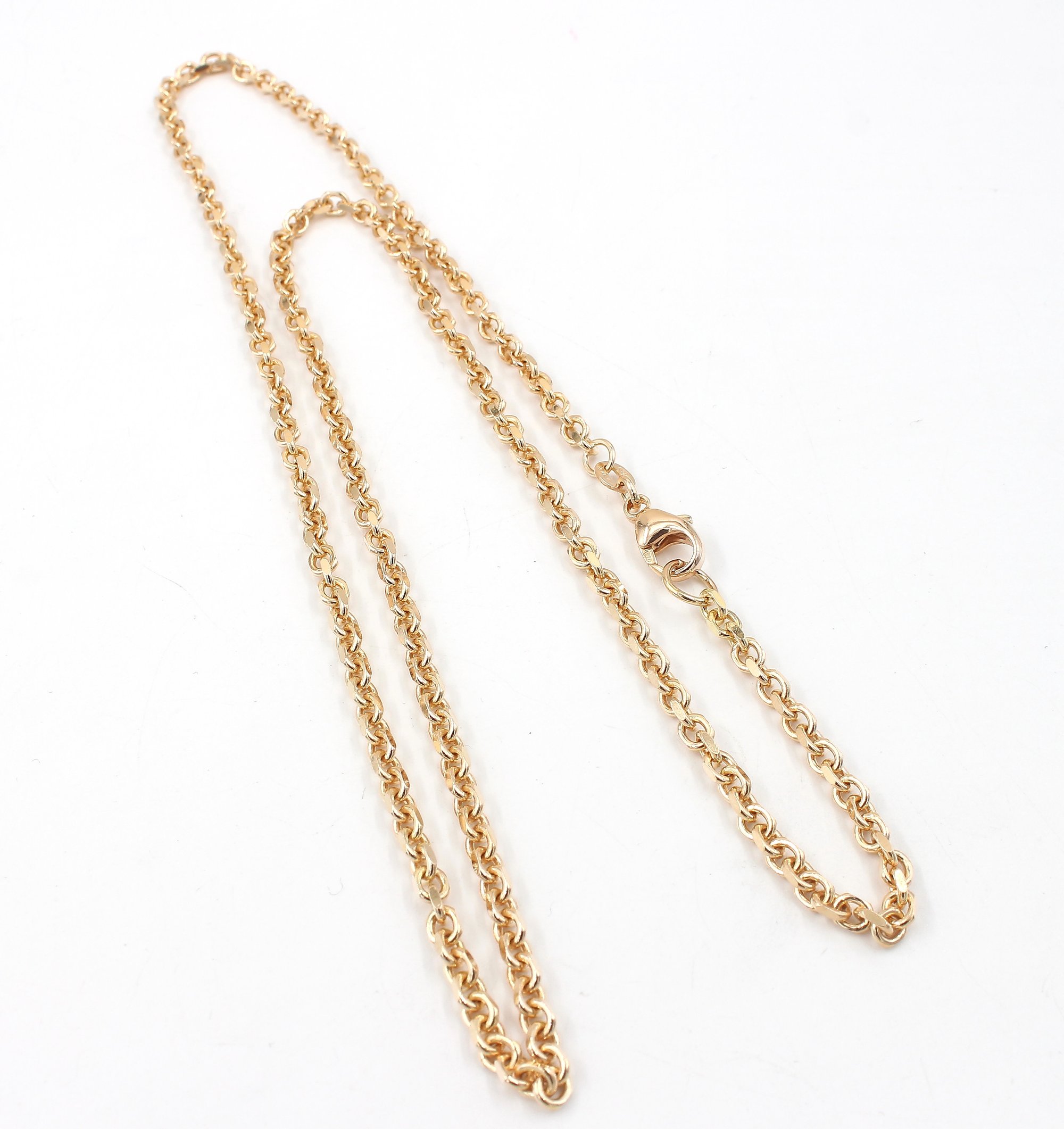 Ankar halsband i 18k guld. massiv. vikt: 19,7g