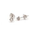 Diamant örhängen i 18k vitguld ca 0,04ct. vikt: 0,9g