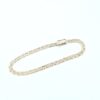 Bismarck armband i 18k guld- massiv . vikt: 5,7 g
