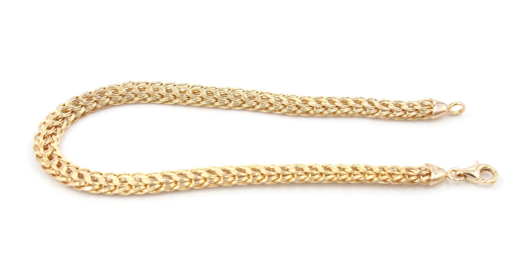Bismark armband i 18k guld- ihålig. vikt:3,77g