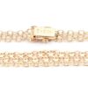 X-länk halsband i 18k guld doserad, 2x. vikt: 20,95g