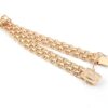 X-länk armband med stavar i 18k guld . vikt: 23,62g
