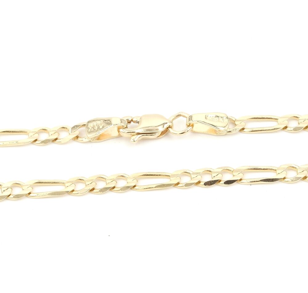 Figaro armband i 14k guld- ihålig. vikt:3,45g