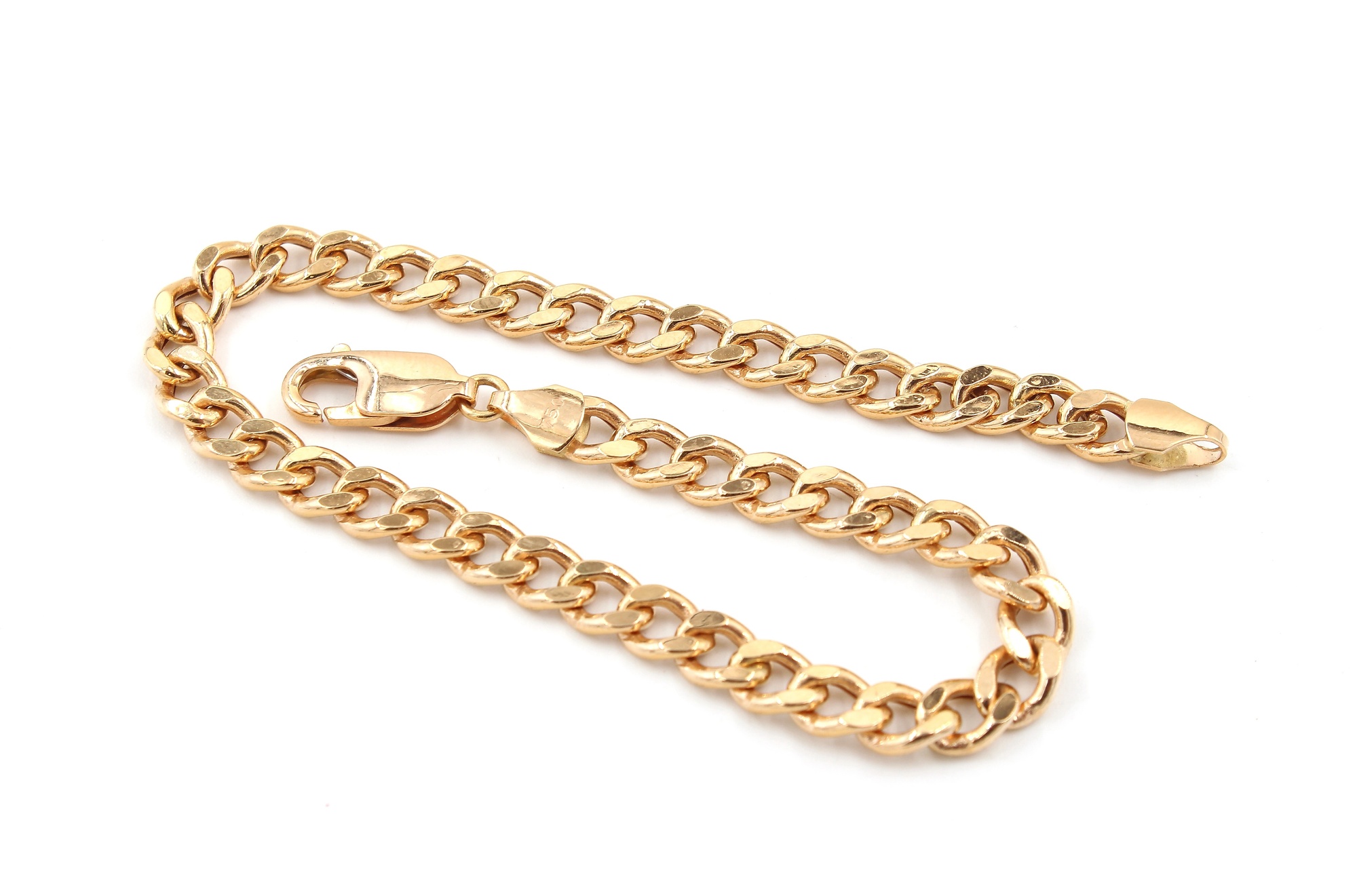 Pansar Armband i 18k guld- ihålig. vikt: 6,7 g.
