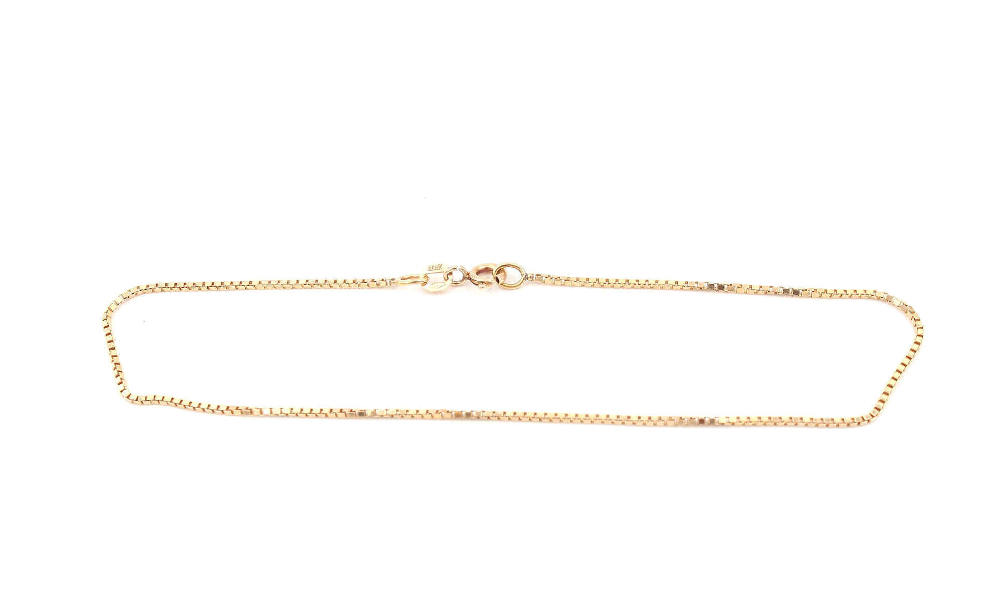 Fotlänk Venezia i 18k guld. vikt: 2,2g