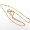 X-länk halsband i 18k guld. vikt: 8g
