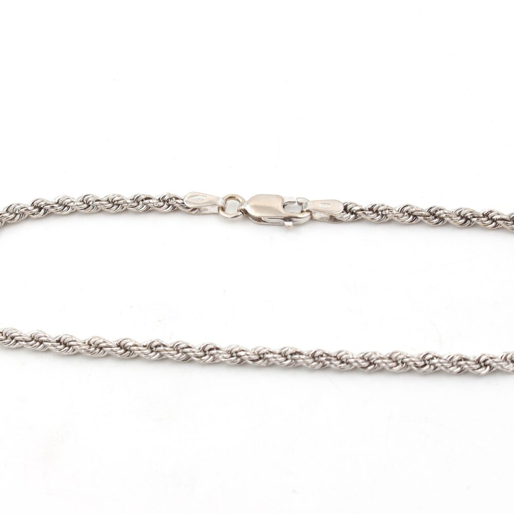 Cordell armband i 18k vitguld. vikt: 2,3 g
