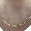 Pansar halsband i 18k guld- ihålig. vikt: 17,7g