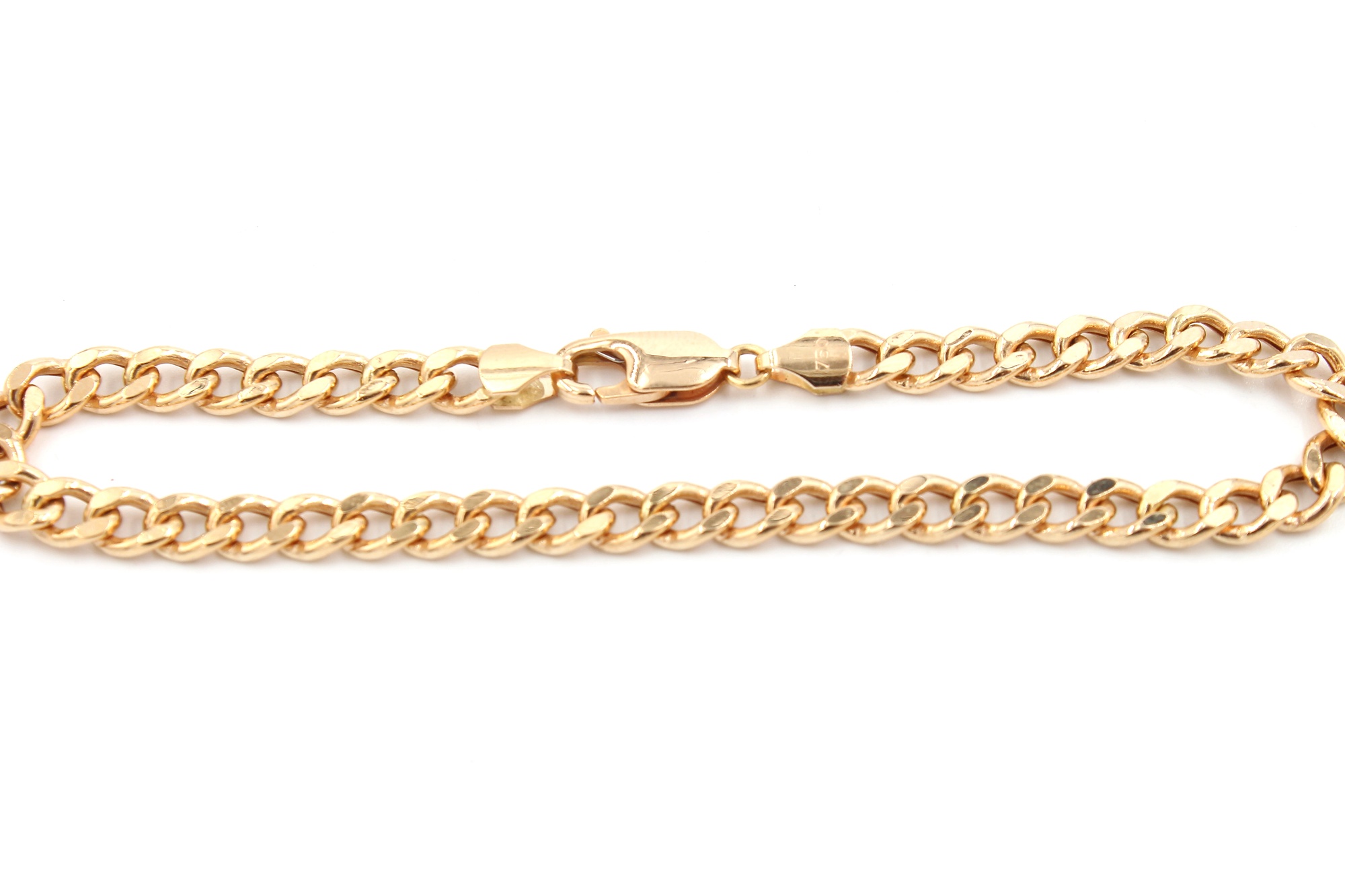 Pansar Armband i 18k guld- ihålig. vikt: 6,7 g.