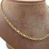 Ankar halsband i 18k guld- ihålig. vikt: 13,8g